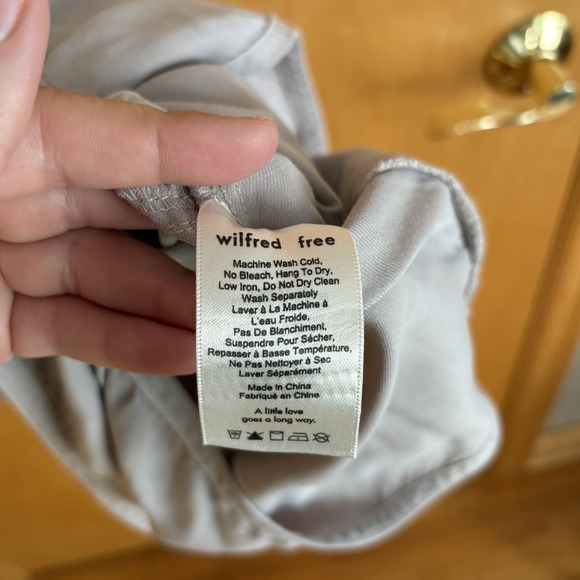 Wilfred Free Aritzia Beatriz Romper In Ashen Sz Large‎ Preppy Summer Flaw - Picture 6 of 12